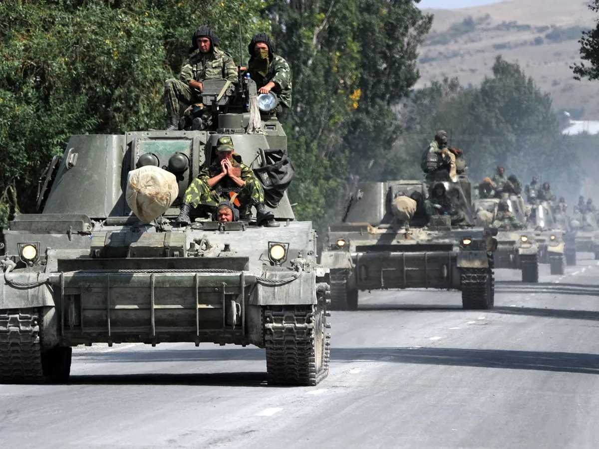 Trupe ruse în Georgia - Foto: Profimedia Images