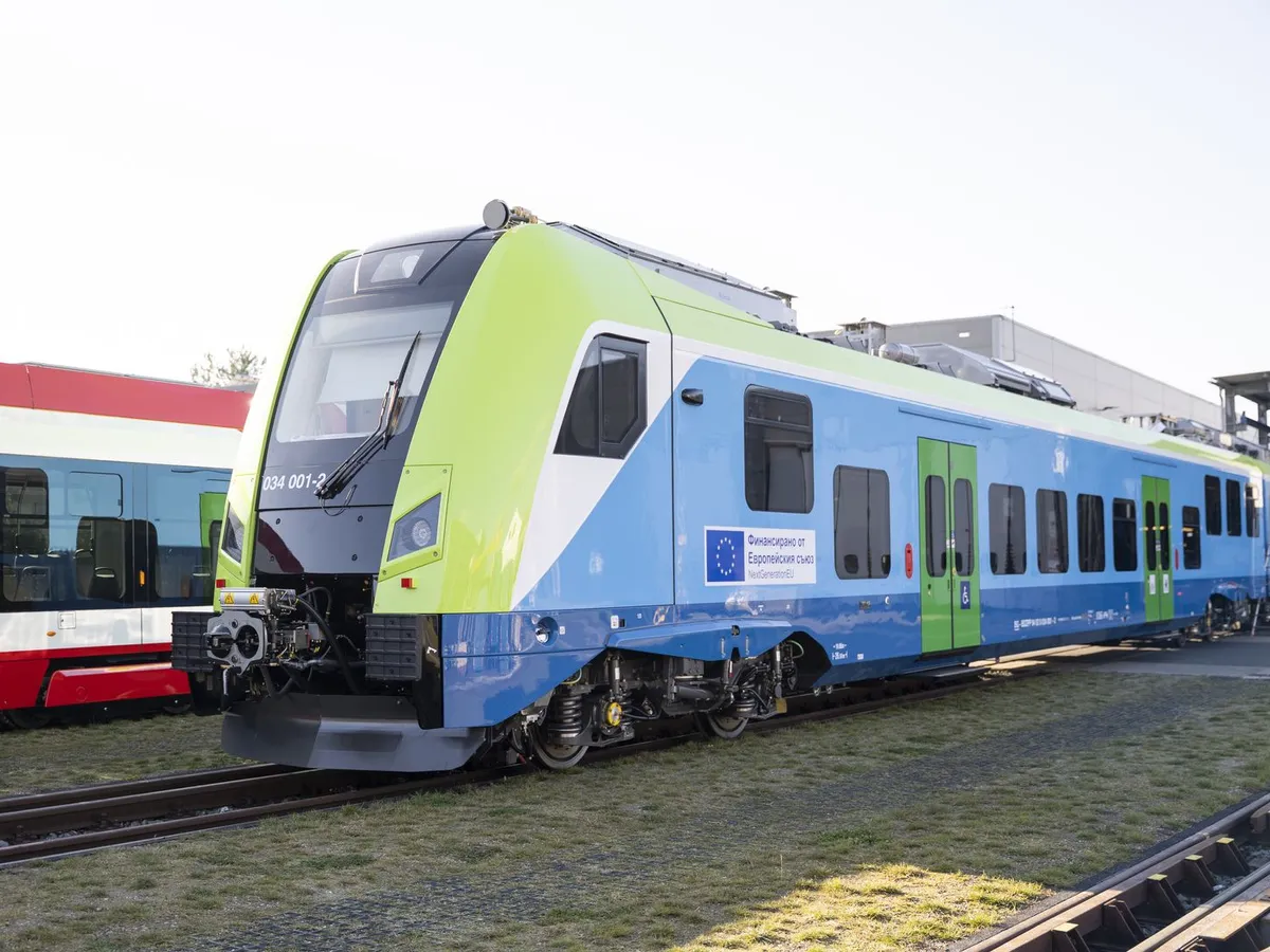 Automotor Skoda EMU în Bulgaria - Foto: Skoda