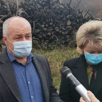 Președintele CJ Caras Sverin, Romeo Dunca, și managerul SJU Reșița, Alina Stancovici Foto: resita.ro