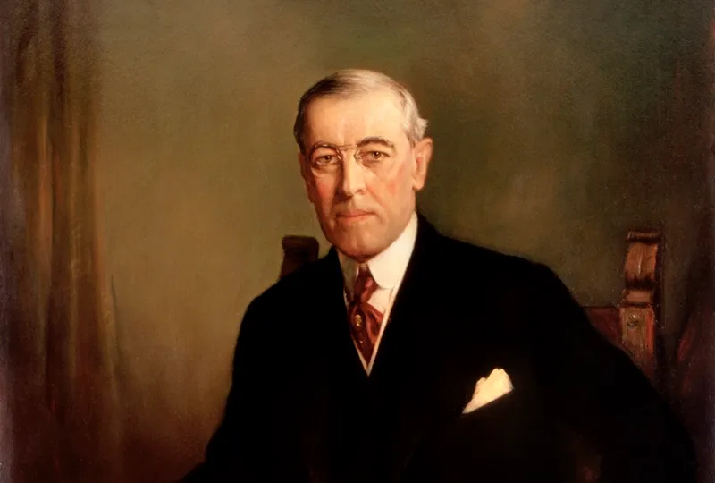 Președintele SUA Woodrow Wilson