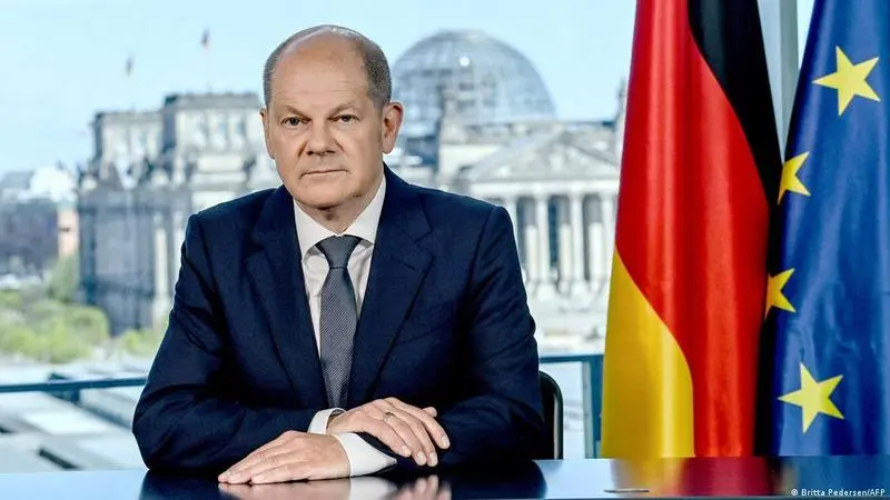 Cancelarul german Olaf Scholz / dw.com