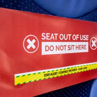 Scaun din avion care nu poate fi utilizat din cauza restricțiilor impuse de pandemie/FOTO: unsplash.com