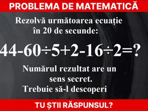 Problemă de matematică Foto: Newsweek