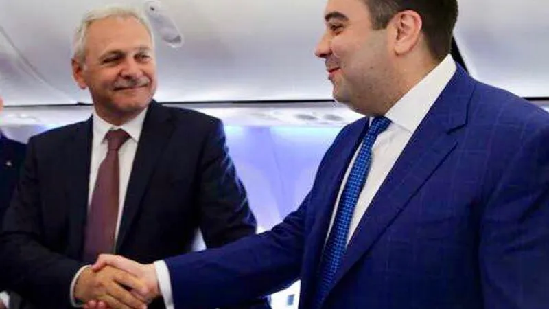 Răzvan Cuc și Liviu Dragnea Foto: Facebook