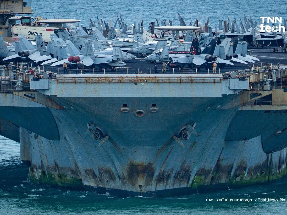 VIDEO Cum arată un portavion nuclear al SUA după 286 de zile pe mare. Exemplul USS Abraham Lincoln
