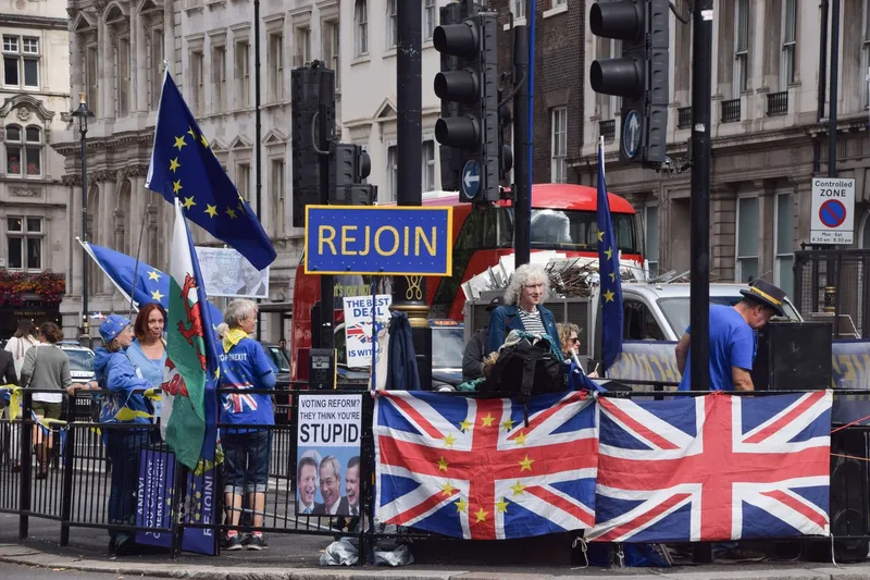Manifestații la Londra pro UE - Foto: Profimedia Images