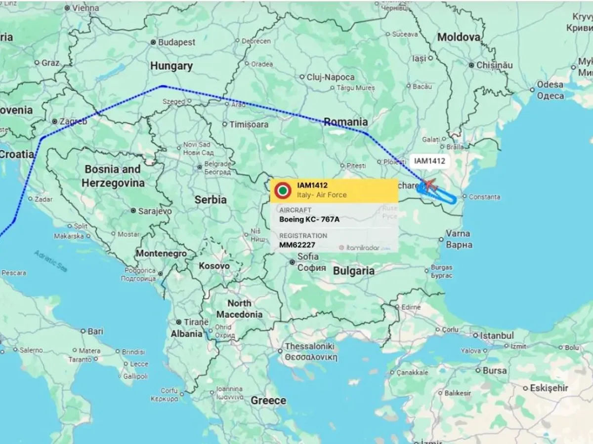 Misiunea Boeing KC-767A - Foto: ItaMilRadar