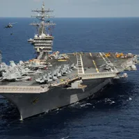 VIDEO Cel mai puternic portavion din lume, USS George H.W. Bush a ajuns în Europa. Putin, în alertă - FOTO: Profimedia