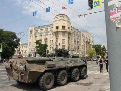 Tanc Wagner în Rostov - Foto: Profimedia