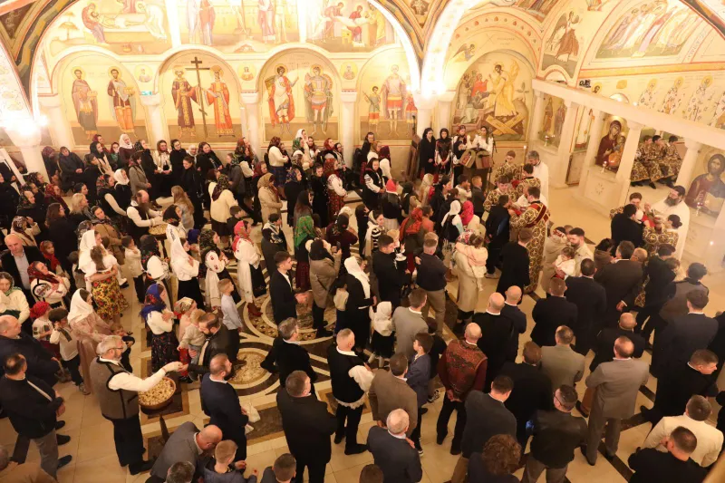 Biserica Ortodoxă Românească „Sfântul Ierarh Antim Ivireanul”din Auvers-sur-Oise Foto: Facebook/Constantin Necula