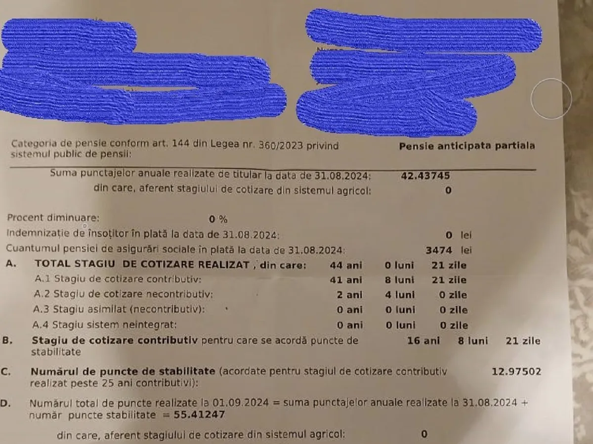 Pnesie recalculată 2025 - Foto: Casa de pensii