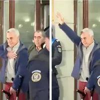 Călin Georgescu a făcut salutul interzis la ieșirea de la Parchet. Fix pentru asta e cercetat penal - Foto: Youtube/ @travelyourmind10 - Captura foto