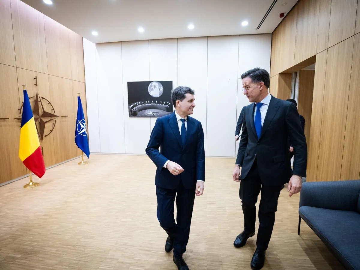Mark Rutte și Nicușor Dan - Foto: Profimedia Images