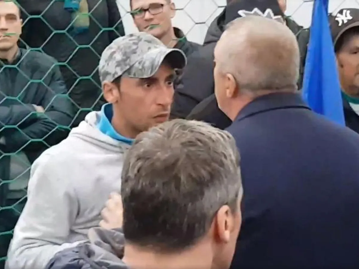 Tânărul care l-a înfruntat pe Dragnea/FOTO: facebook.com