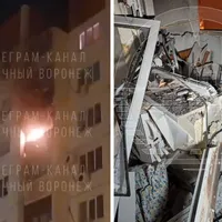 Atac cu drone ucrainene asupra blocurilor în Rusia. Zeci de apartamente, serios avariate - Foto: X/ @LXSummer1