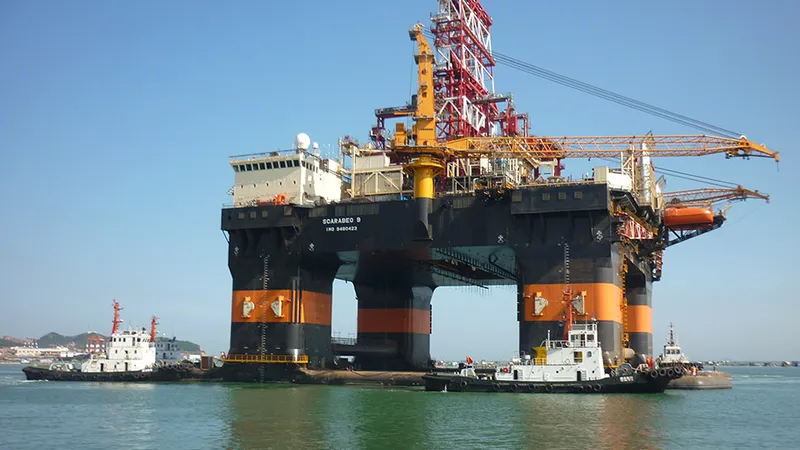 Perimetrul Trident/FOTO: Saipem