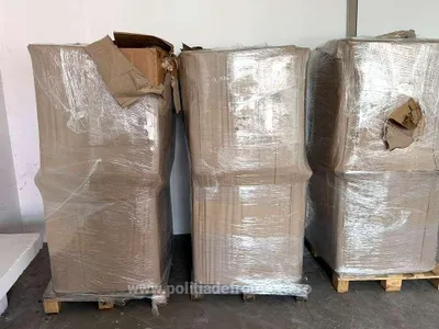 Tutun contrabandă - FOTO Poliția de Frontieră