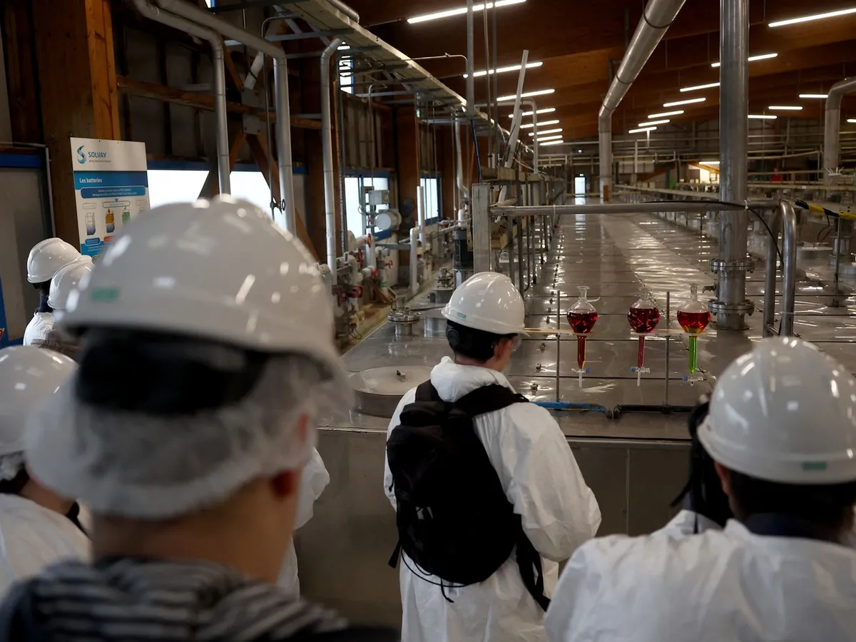 Situl CEVESO de pământuri rare, al companiei Solvay, din Franţa - Foto: Profimedia Images