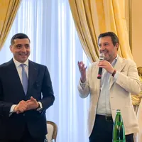 Salvini cu care s-a întâlnit Simion, despre românii din Italia: „Sclavii Europei. Trebuie deportați” - Foto: X/Matteo Salvini
