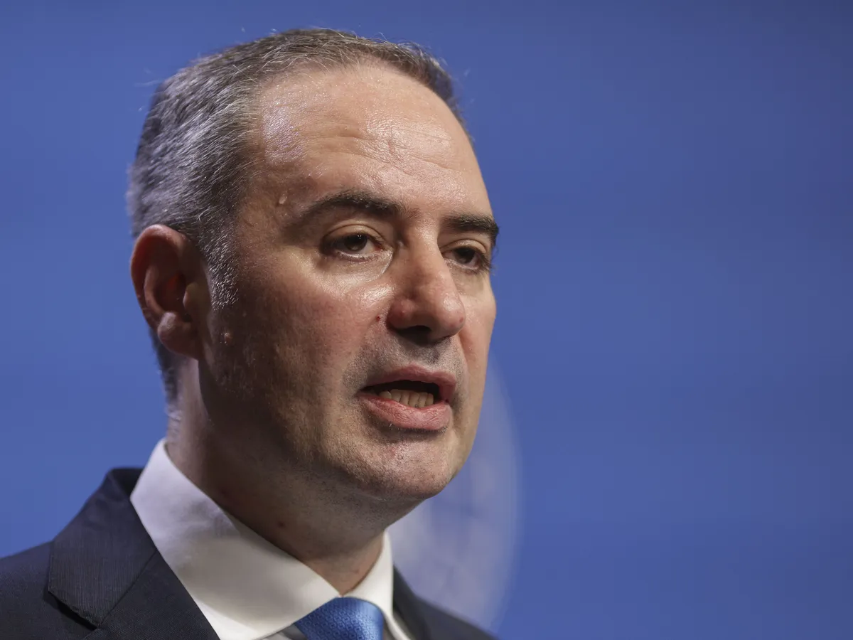 Alexandru Nazare, ministrul Finanţelor, în conferinţă de presă - Foto: INQUAM PHOTOS/Octav Ganea