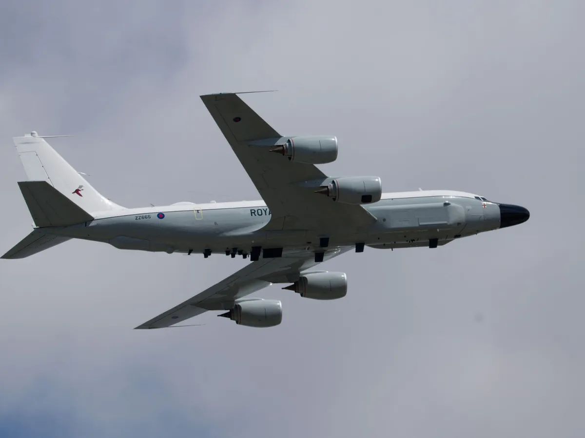Avion spion Rivet Joint al RAF - Foto: Profimedia Images