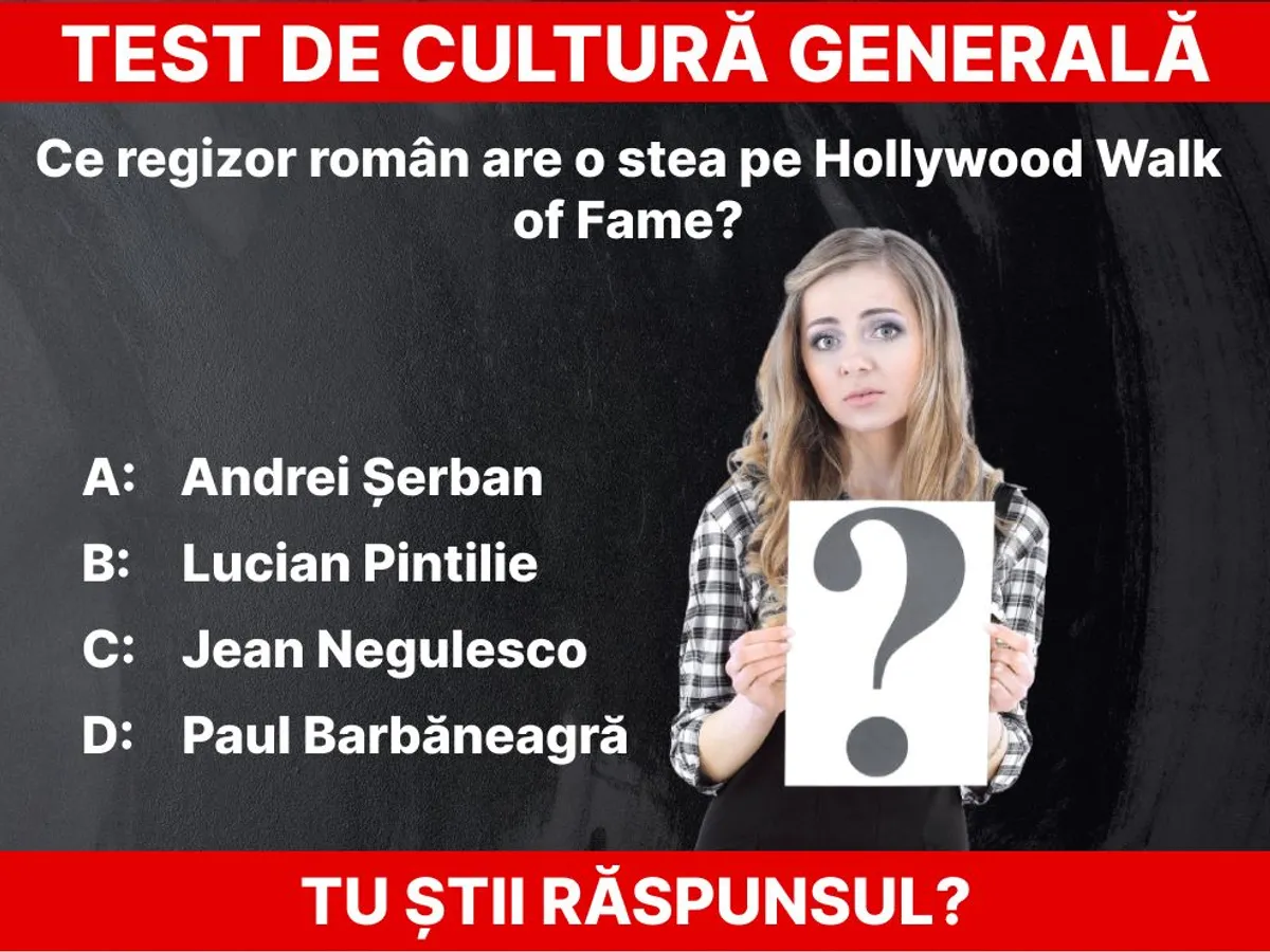 Test de cultură generală Foto: Daniel Toșa
