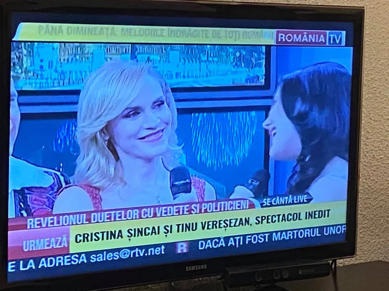 Firea, pe postul RTV, în noaptea de Revelion