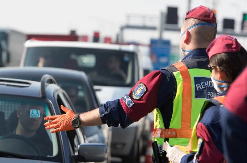 Control între Ungaria și Austria/FOTO hotnews.ro