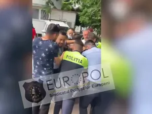 Bucureşteni duşi la secţia de Poliţie şi amendaţi, după un gratar în faţa blocului