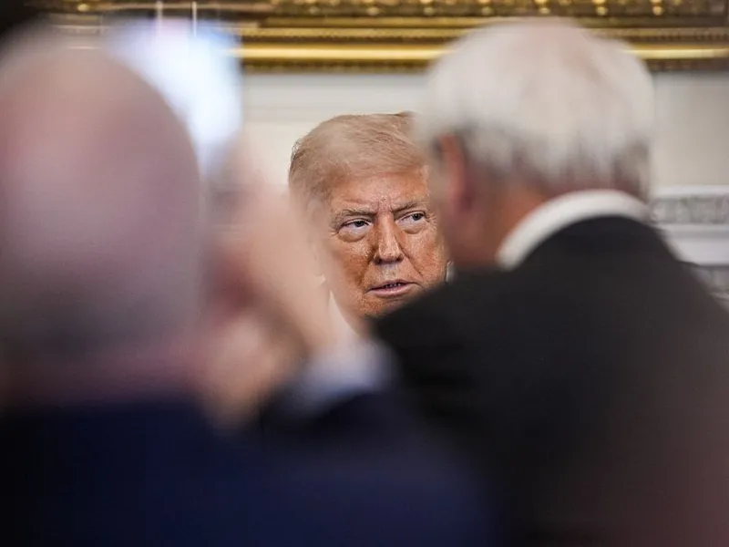 Preşedintele SUA, Donald Trump, participă la un prânz, la Casa Albă - Foto: Profimedia Images