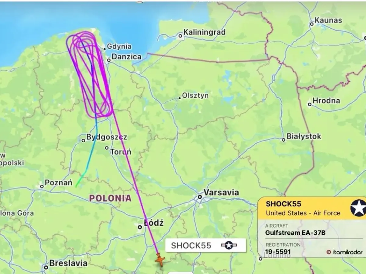 NATO, misiuni de război electronic asupra Kaliningrad, Rusia - Foto: ItaMilRadar