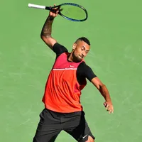 Kyrgios, nervos după ce l-a bătut Nadal, a arunct racheta și era să lovească un copil de mingi. / Foto: eurosport.ro