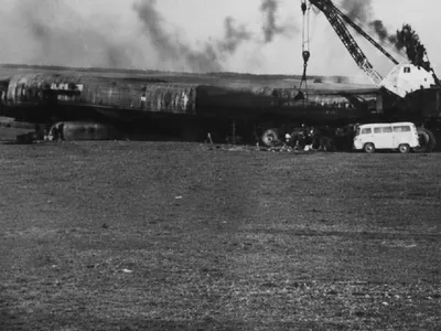 Accidentul feroviar de la Bucerdea, din 1968 - Foto: turismistoric.ro (cu rol ilustrativ)
