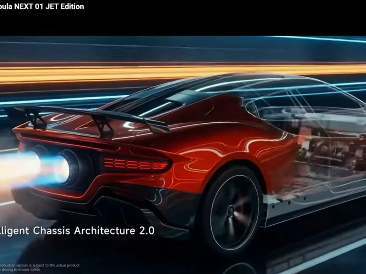 Nebula Next 01 JET Edition - Foto: captură video