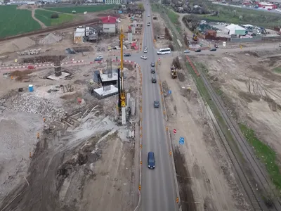 Pasajul Oltenița de pe Centura Capitalei/ Construim România