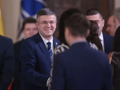 Irineu Darău, la depunerea Jurământului, la Cotroceni - Foto: INQUAM PHOTOS/George Călin