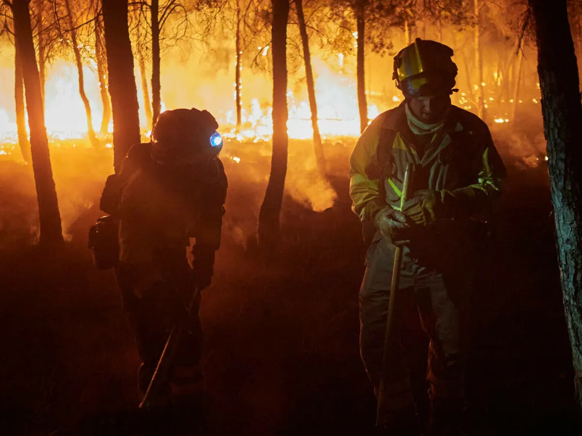Un român a murit în incendiile din Grecia după ce clădirea în care se afla a fost cuprinsă de foc - Foto: Getty