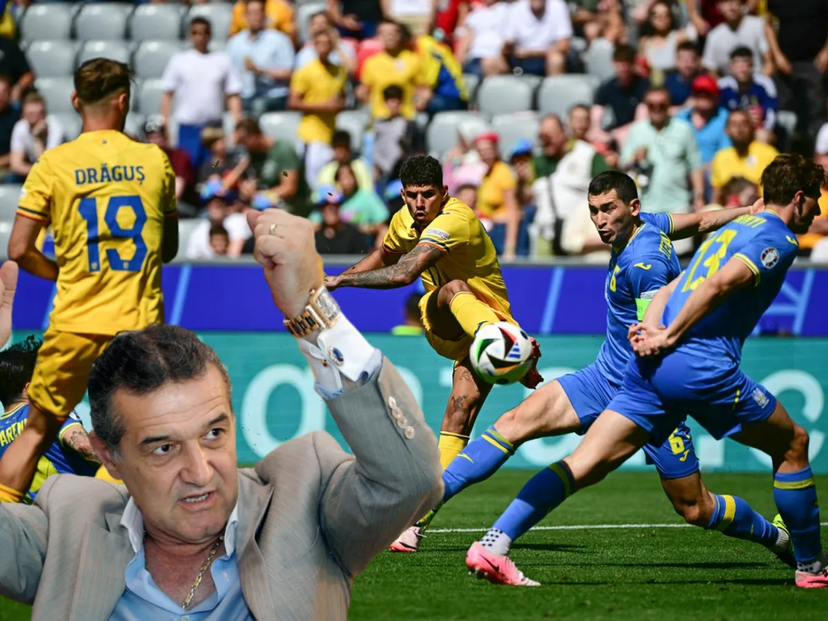 Becali, în culmea fericirii după România-Ucraina 3-0. Vedeta FCSB, cumpărată direct cu „banii jos” - Foto: Profimedia images