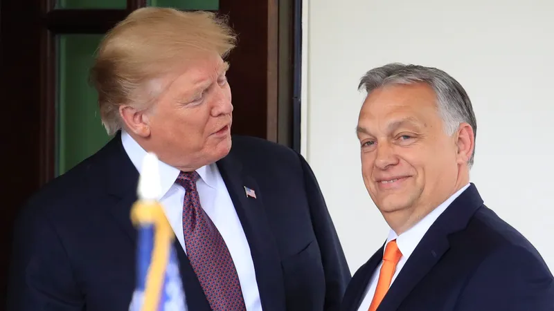 Donald Trump și Viktor Orban - Foto: Profimedia images