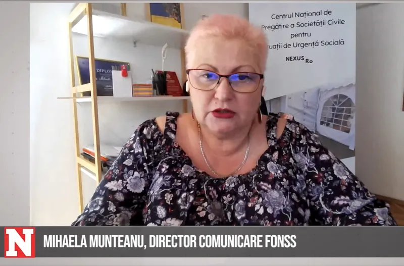 Mihaela Munteanu, director de comunicare și advocacy la Federația Organizațiilor Neguvernamentale pentru Servicii Sociale (FONSS) Foto: Newsweek
