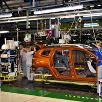 Linie de producție la Dacia Mioveni. / Foto: digi24.ro
