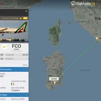 Cagliari-Roma, ultima cursă cu un avion Alitalia. FOTO: Facebook