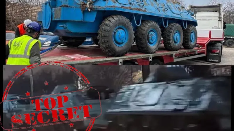EXCLUSIV Armata admite: un tren cu arme a tranzitat România. Direcția: Ucraina. Propriterar secret - Foto: Twitter / Chassa24 / Profimedia Images