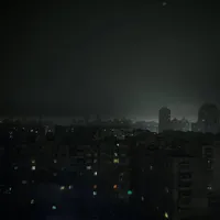 Kiev în beznă - Foto: Twitter