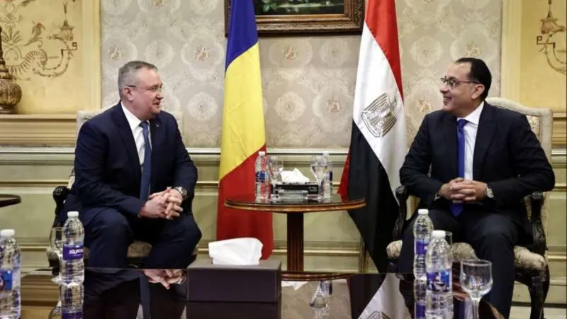 Ciucă în vizită de lucru în Egipt - Foto: Gov.ro
