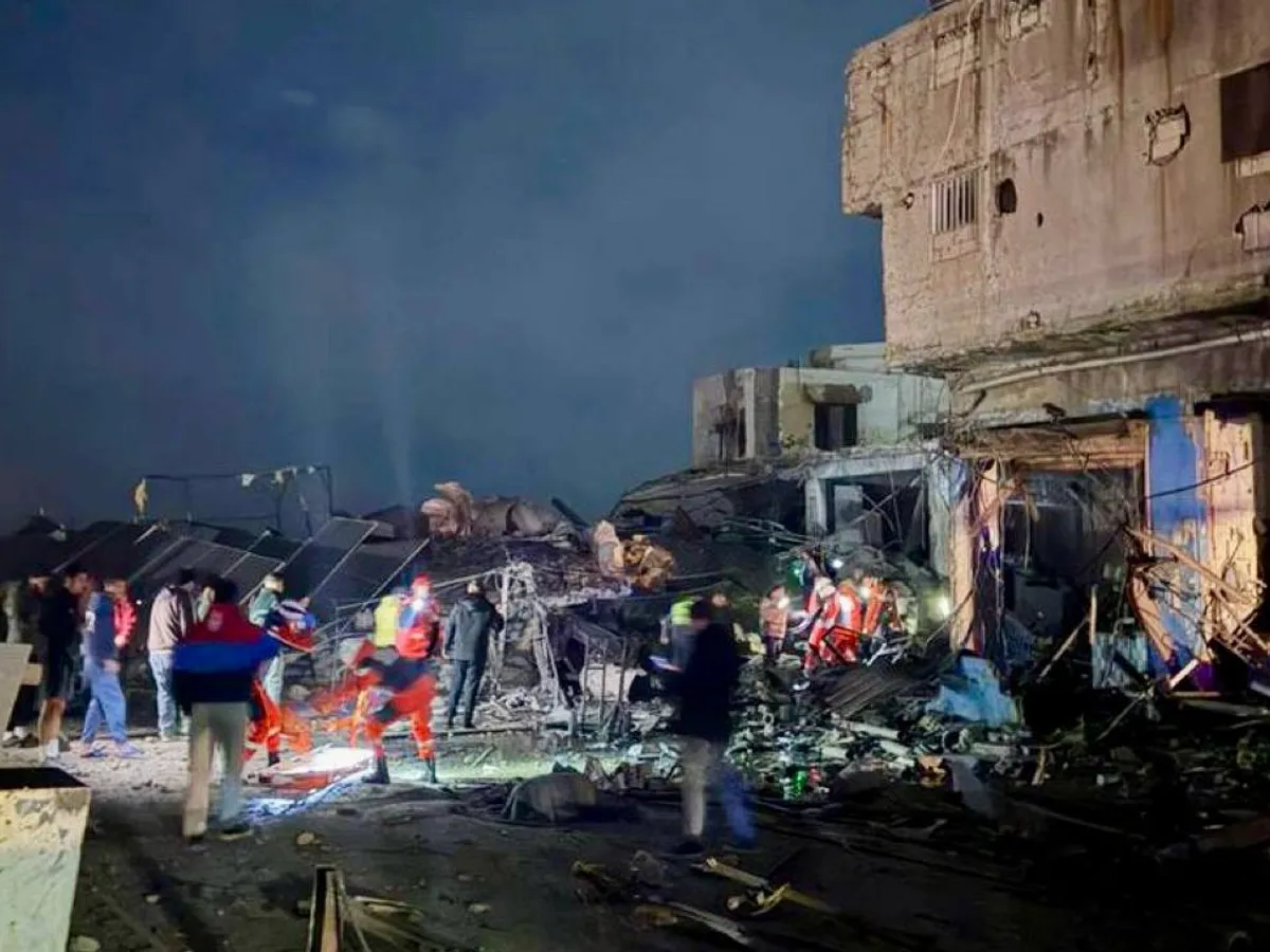 Bombardament israelian în Liban - Foto: X/ @Adi13