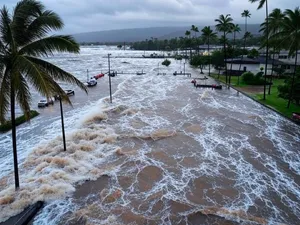 Tsunami în Hawaii după cutremurul devastator din Pacific. Valuri uriașe au lovit țărmul - Foto: X/ @Rebel_Warriors