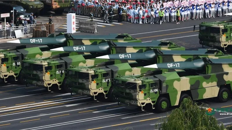 Rachete chinezești hipersonice DF-17 Foto: Armata Populară Chineză