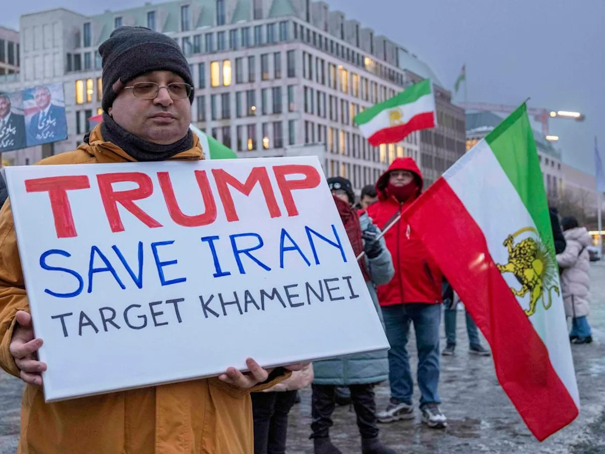 Demonstrație în fața Ambasadei SUA din Berlin - Foto: Profimedia Images