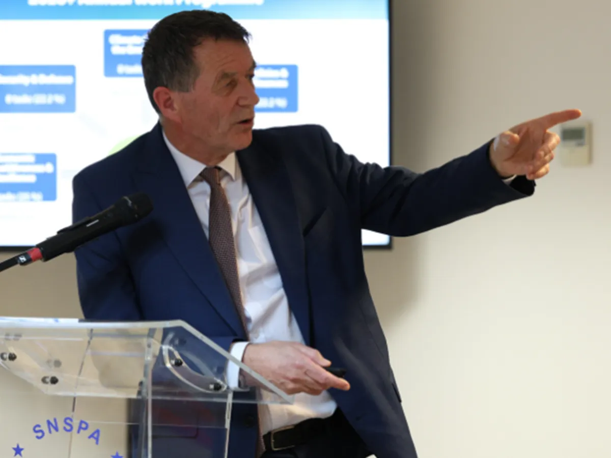 Tony Murphy, președintele Curții de Conturi Europene Foto: SNSPA